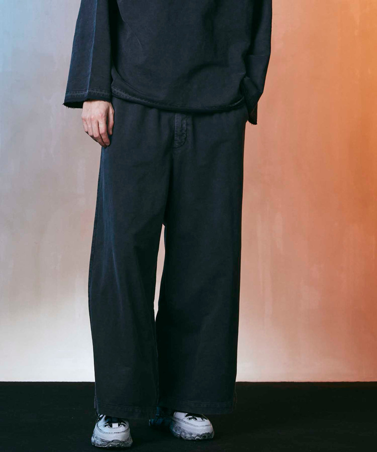 Pigment-Dye Sweat Wide Pants