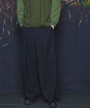 CORDURA Wool Tow-Tuck Wide Pants