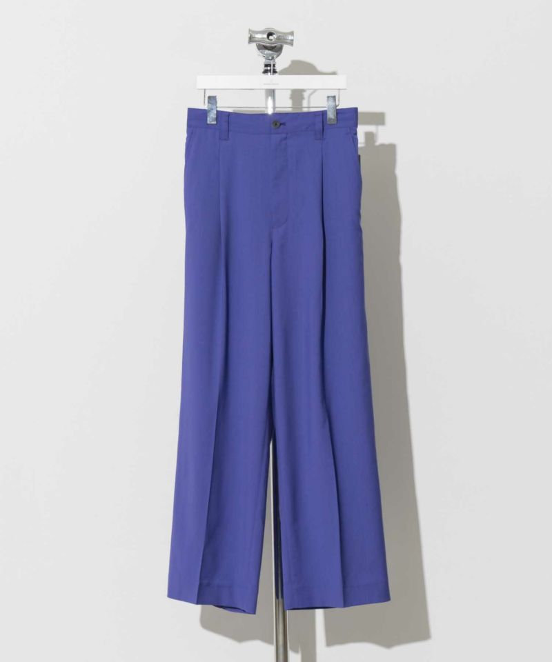 REDA ACTIVE Washable Wool One-Tuck Wide Pants