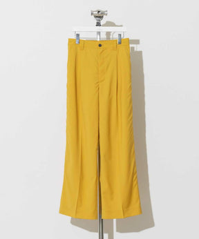 REDA ACTIVE Washable Wool One-Tuck Wide Pants