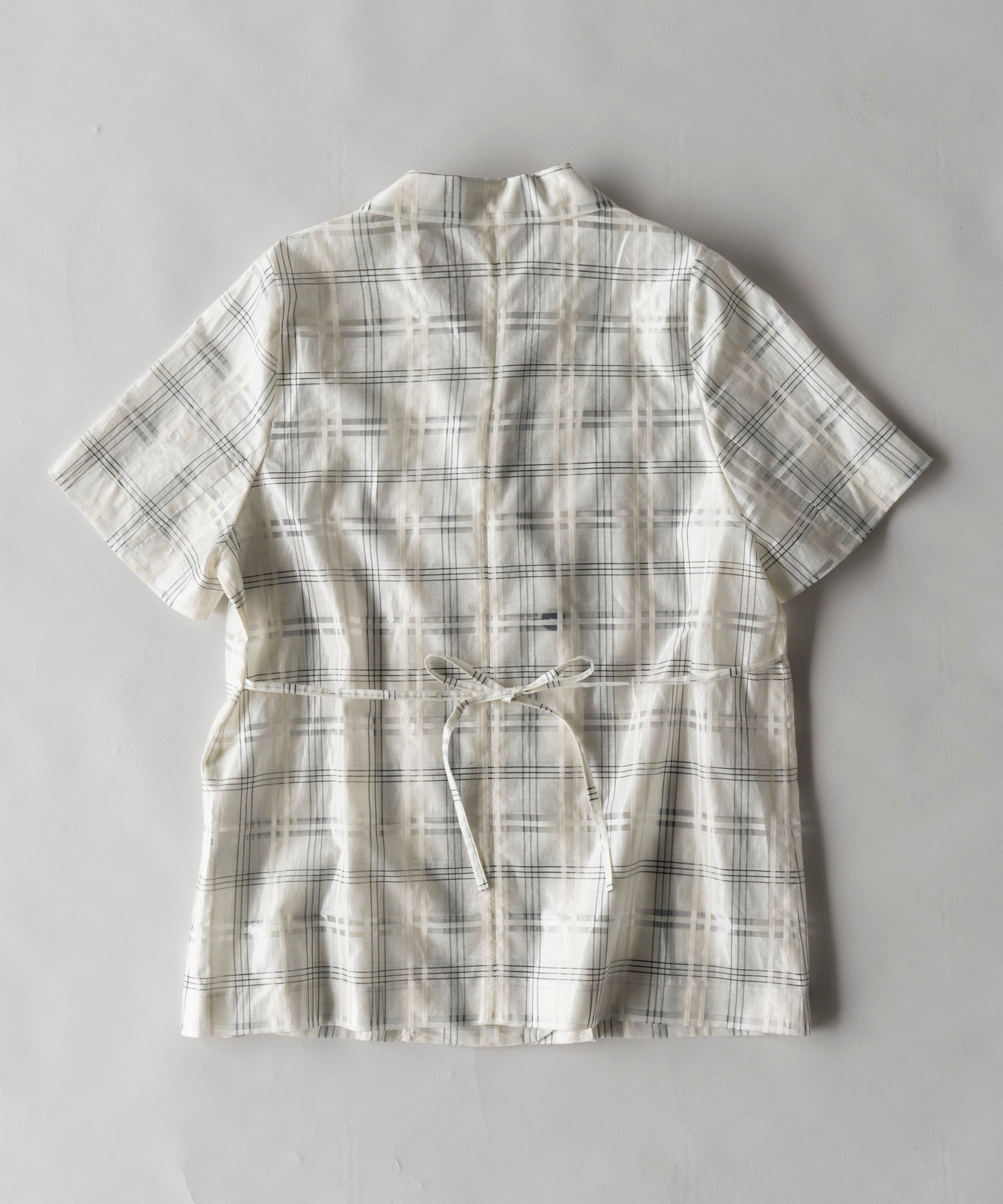 【SALE】Sheer Check Shirt Jacket