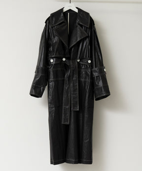 【SALE】Multi Fabric Over Size Trench